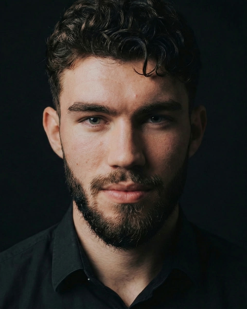 Portrait of Lucian, founder of Lucian Visuals